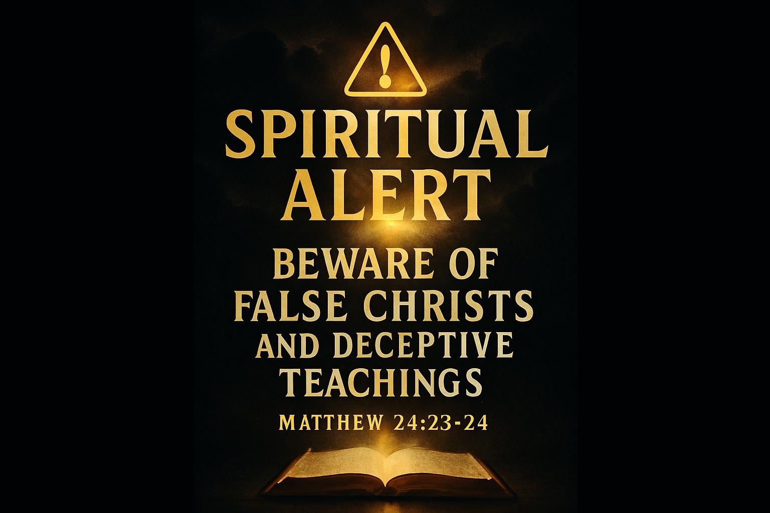 Matthew 24: Beware of False Chirsts
